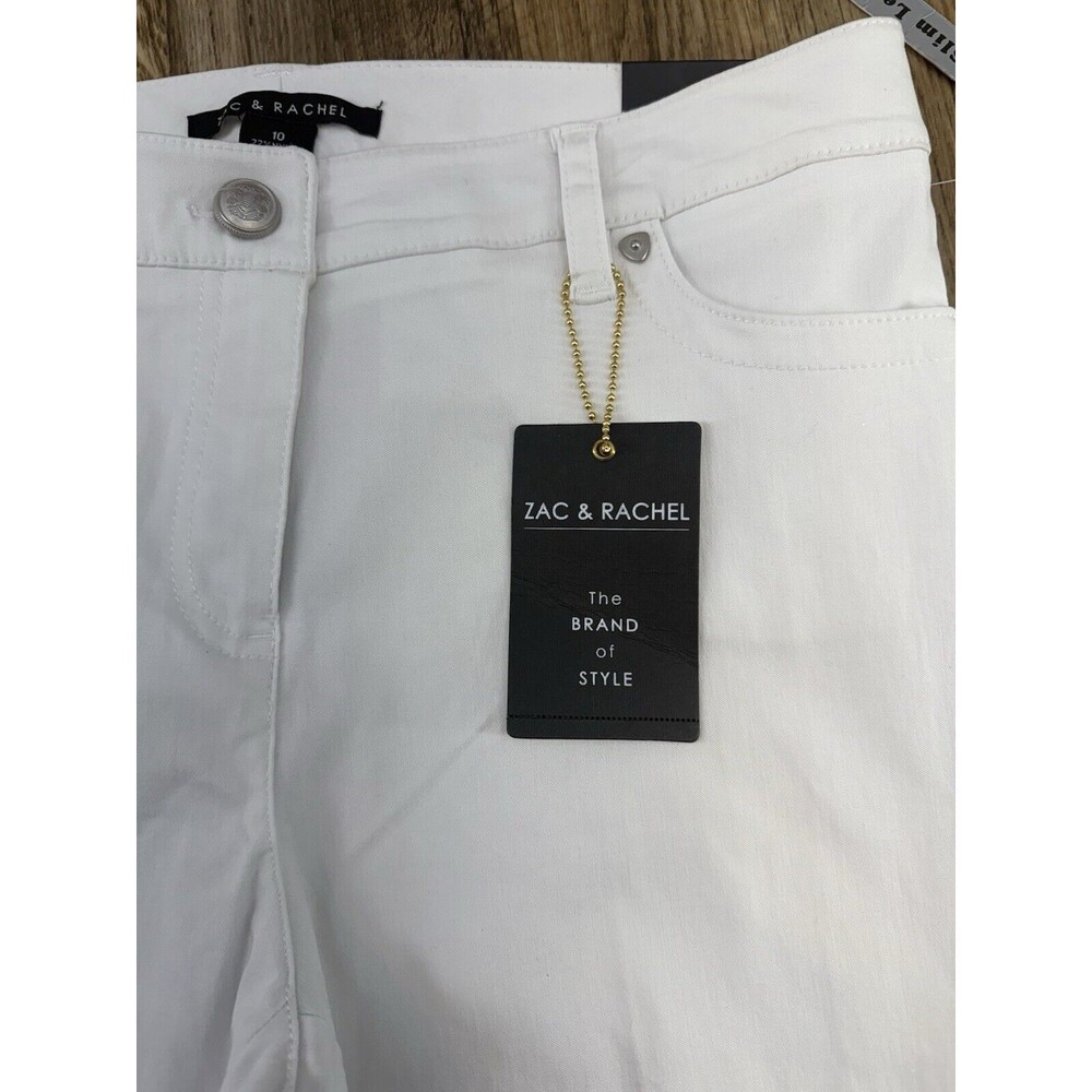 NEW ZAC & RACHAEL Women's Jeans White Size 10 - Picture 10 of 15